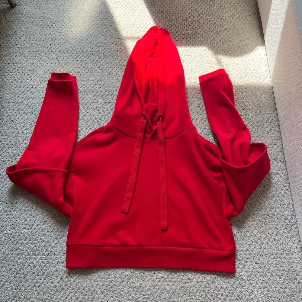 Alo Yoga Funnel Neck Cropped Hoodie